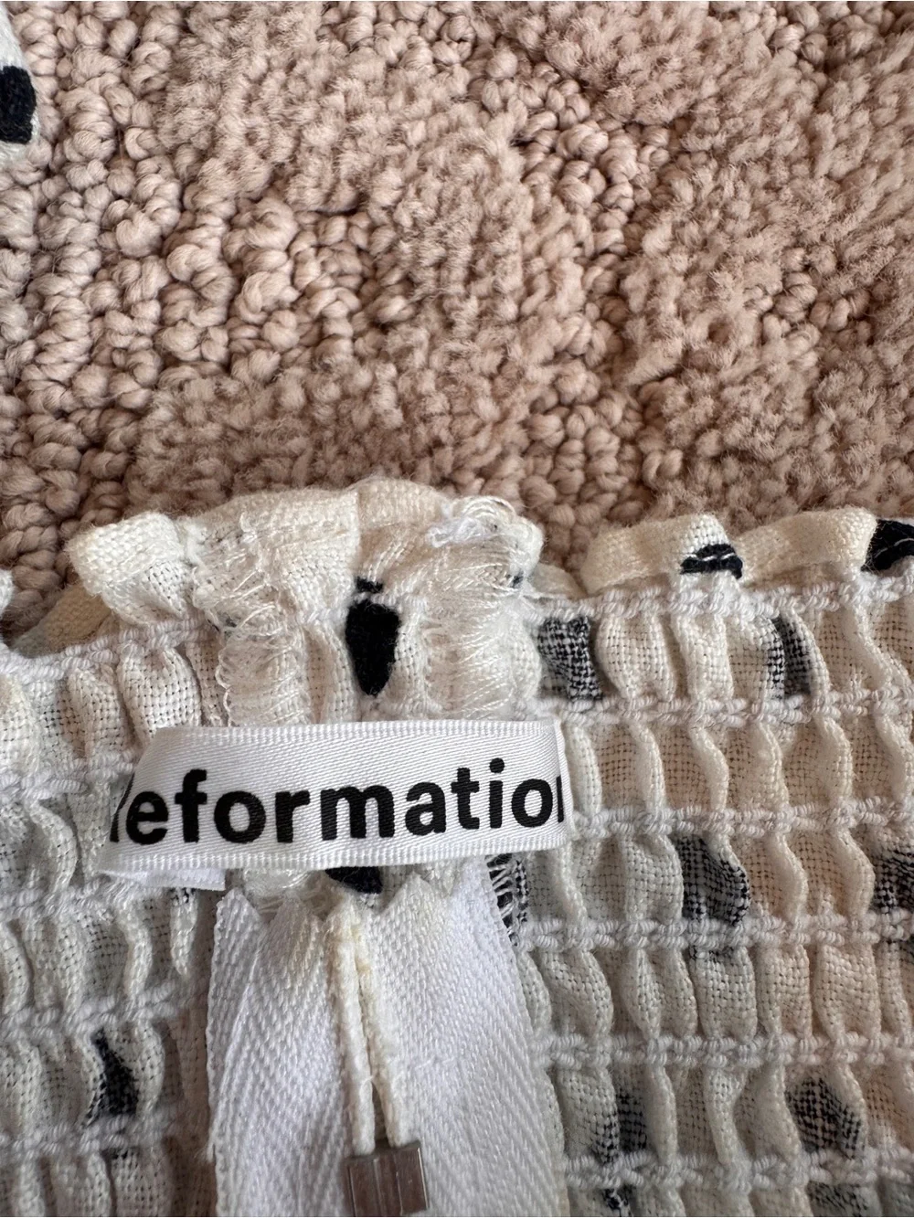 Reformation square neckline